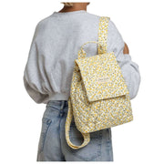 Mochila con solapa Moon Nude Buttercup - Blanco/Amarillo