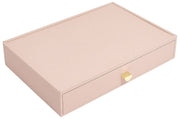 Organizador de maquillaje con cajones extragrandes Stackers - Rubor/Dorado