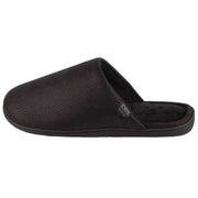 isotoner-square-patterned-smart-mule-slippers---black-34523478