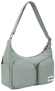Hindbag Emile Bolso De Hombro Con Múltiples Bolsillos - Verde Salvia
