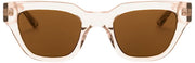 MessyWeekend Jean Blue Light Gafas de lectura de sol - Marrón/Paloma Beige