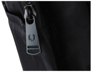 Fred Perry Mochila De Nylon Arrugado - Negro