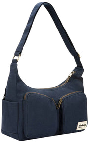 Hindbag Emile Bolso De Hombro Con Múltiples Bolsillos - Azul Marino