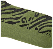 Calcetines Roka Wimbledon Crew - Animal mixto verde alcachofa