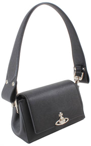 Vivienne Westwood Bolso pequeño Hazel Saffiano - Negro