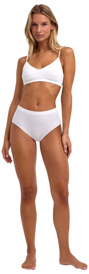 Calzoncillos Falke Daily Seamless de cintura media - Blanco