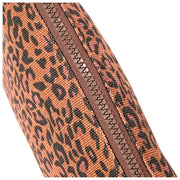 Roka Maida Vale Bolso mediano de lona de algodón - Mini Leopard Brown