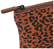 Roka Maida Vale Bolso mediano de lona de algodón - Mini Leopard Brown