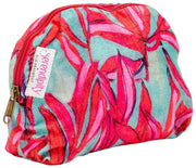 Neceser de terciopelo Serendipity de Elie Beaumont - Coral Lily Pink