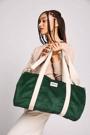 Bolso Hindbag Simon - Terciopelo Verde Pino