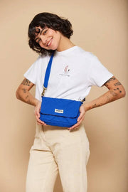 Hindbag Margault Bolso De Hombro Acolchado - Azul Eléctrico