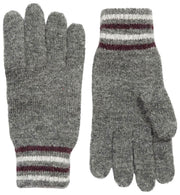Guantes de punto acanalado Dents Salcombe - Gris carbón