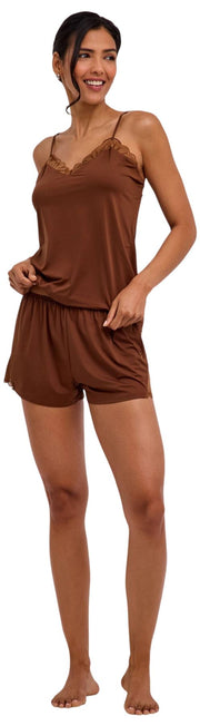 Pantalón corto Falke Delicate Touch - Deer Brown