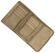 Monedero Campomaggi Cortona Stud - Gris Cemento