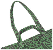 Bolso tote extragrande de lona de algodón Roka Marylebone - Verde alcachofa