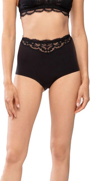 MEY INCREÍBLE Pantalones de cintura alta - Negro