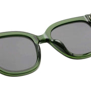 A.Kjaerbede Billy Sunglasses - Dark Green Transparent