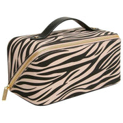 Maleta de tren con estampado animal de Alice Wheeler London - Negro/Cebra