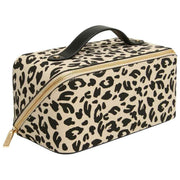 Maleta de tren con estampado animal de Alice Wheeler London - Leopardo claro/Negro