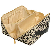 Maleta de tren con estampado animal de Alice Wheeler London - Leopardo claro/Negro