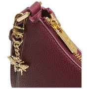 Bolso de hombro Ascot de Alice Wheeler London - Rojo baya
