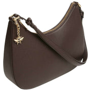 Bolso de hombro Ascot de Alice Wheeler London - Marrón chocolate