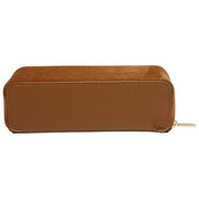 Maleta de tren pequeña de ante Kensington de Alice Wheeler London - Fudge Tan