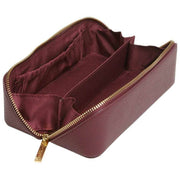 Maleta de tren pequeña de lujo Alice Wheeler London - Rojo baya