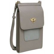 Bolso bandolera Mini Bloomsbury de Alice Wheeler London - Gris pizarra