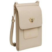 Bolso bandolera Bloomsbury mini de Alice Wheeler London - Beige piedra