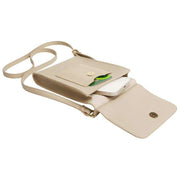 Bolso bandolera Bloomsbury mini de Alice Wheeler London - Beige piedra