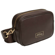 Bandolera mini Soho Camera de Alice Wheeler London - Marrón chocolate