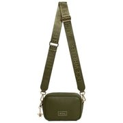 Bandolera Mini Soho Camera de Alice Wheeler London - Verde Oliva