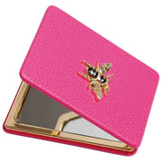 Espejo compacto oblongo Alice Wheeler London - Rosa intenso