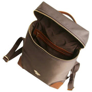 Mochila ligera Shoreditch Primrose de Alice Wheeler London - Marrón chocolate