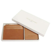 Set de regalo con monedero y espejo compacto Veronica de Alice Wheeler London - Bronceado
