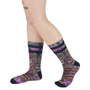 American Socks Samurai Mid High Socks - Purple