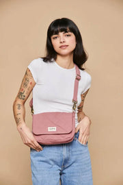 Hindbag Margault Bolso De Hombro Acolchado - Rosa Rubor