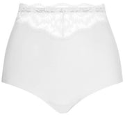 MEY INCREÍBLE Pantalones de cintura alta - White