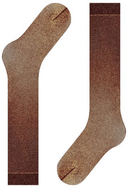Falke Calcetines hasta la rodilla con purpurina de 30 deniers - Barolo/Oro