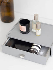 Organizador de maquillaje con cajones Stackers Classic - Pebble Grey