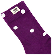 Calcetines Roka Wimbledon Crew - Punto Púrpura