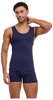 Camisa musculosa sin costuras Falke Daily - Midnight Navy