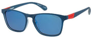 Gafas de sol cuadradas de uso superdry sencillo - azul