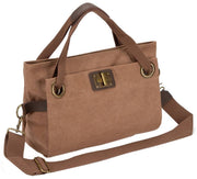 Zede Pont des Arts Bolso de cuerpo cruzado mediano - Camel Brown