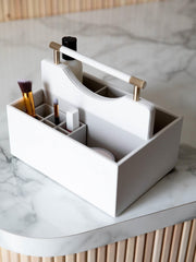 Organizador de cosméticos Stackers Classic - White Pebble