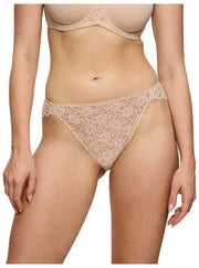 Triumph Amourette Braguitas Tai de pernera alta - Beige piel