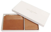 Set de regalo con monedero y espejo compacto Veronica de Alice Wheeler London - Bronceado