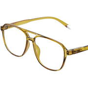 Barner Brad Glossy Blue Light Reading Glasses - Ecru Olive