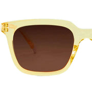 Barner Holly Glossy Sunglasses - Quartz Yellow/Cocoa Brown